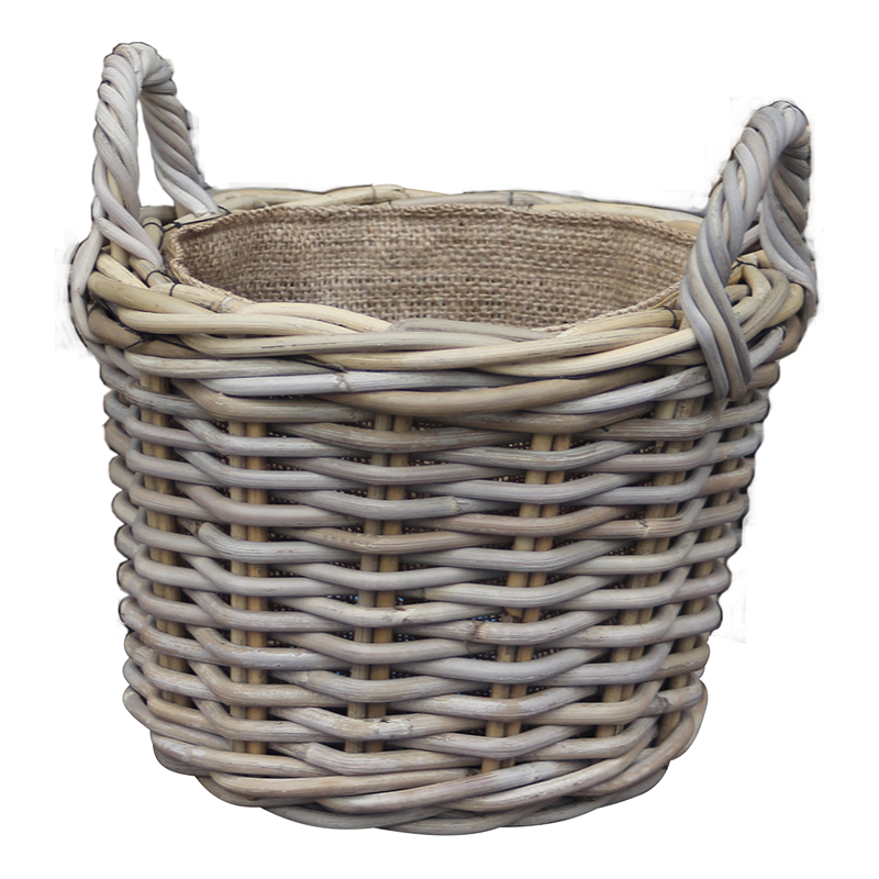 Round Kindling Basket The Log Shed