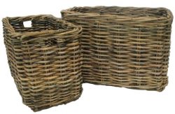 Rectangular XL Log Basket