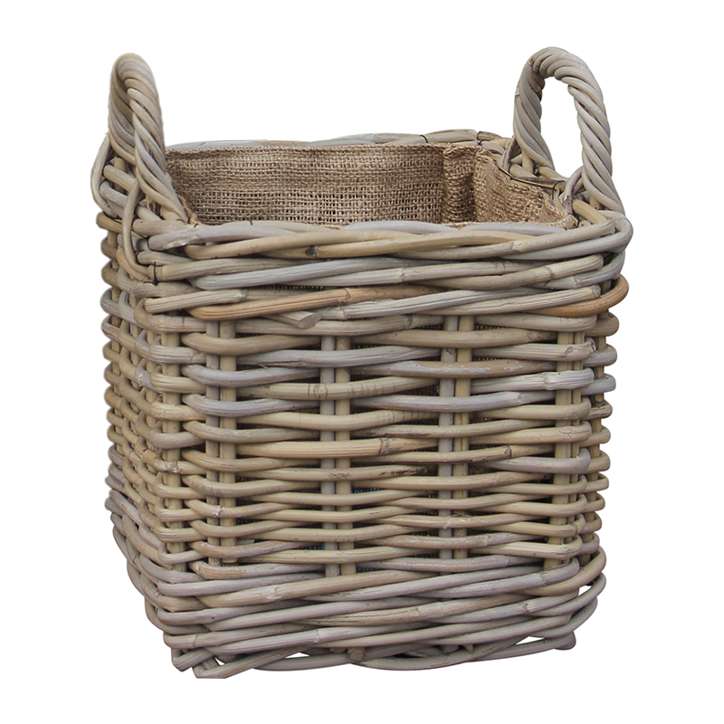 Square Kindling Basket The Log Shed